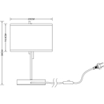 Декоративная настольная лампа Arte Lamp JULIETTA A5037LT-2CC, 2хE14