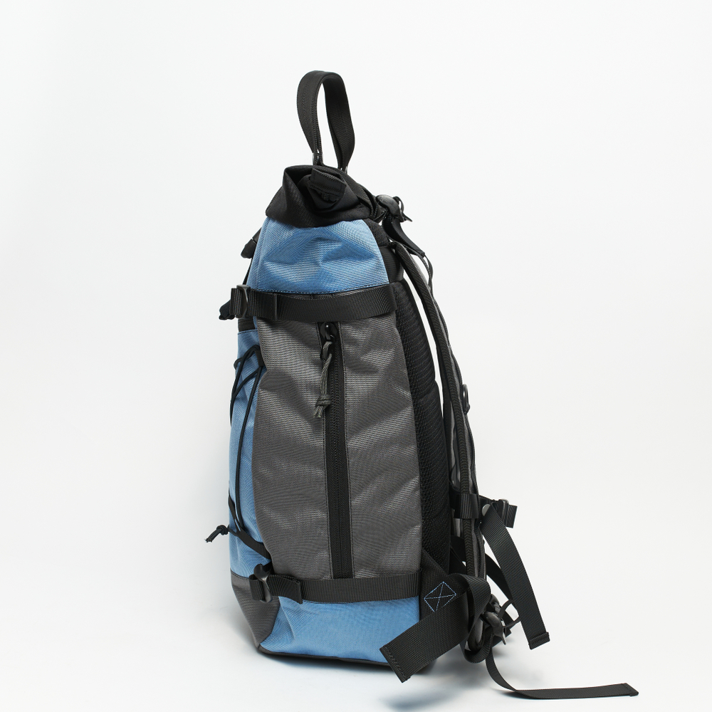 Рюкзак Rolltop Grubo 500 голубой индиго/серый мышиный