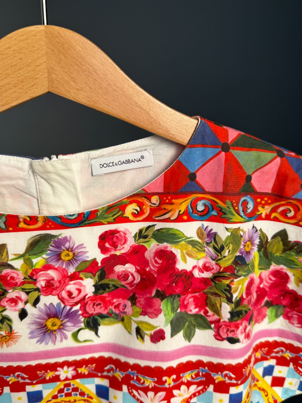 Хлопковое платье Dolce & Gabbana, 140
