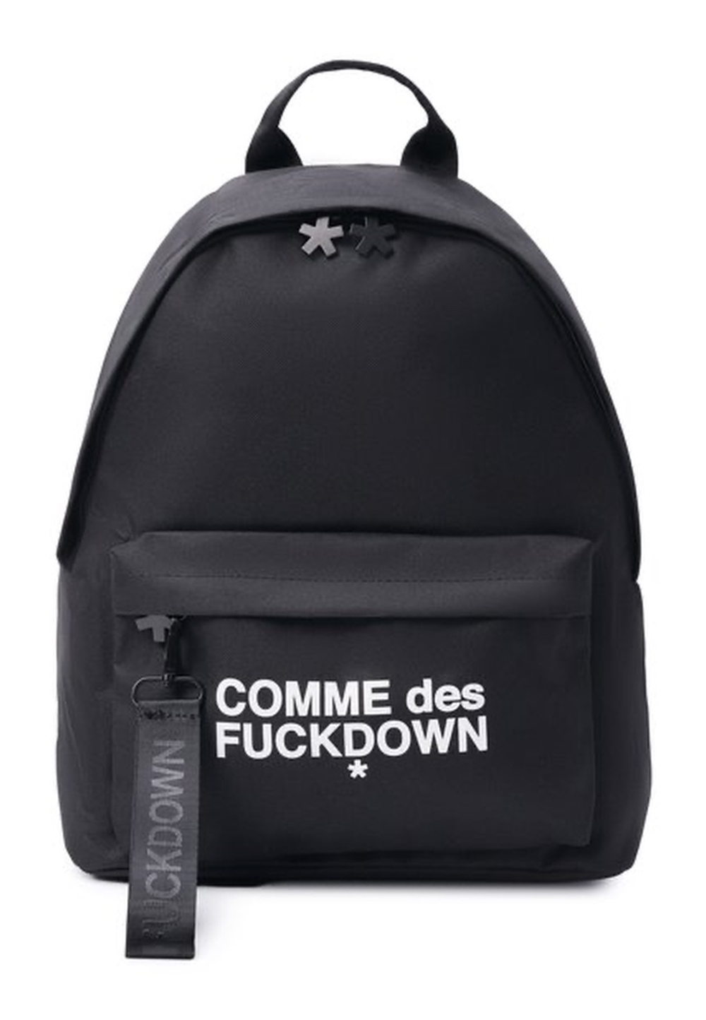 COMME DES FUCKDOWN РЮКЗАК ЧЕРНЫЙ С ЛОГОТИПОМ БРЕНДА