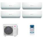 Мультисплит система на 4 комнаты Dantex RK-M09C3N x 4 / RK-4M36HM3E-W