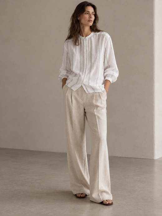 Льняная рубашка Loro Piana, S
