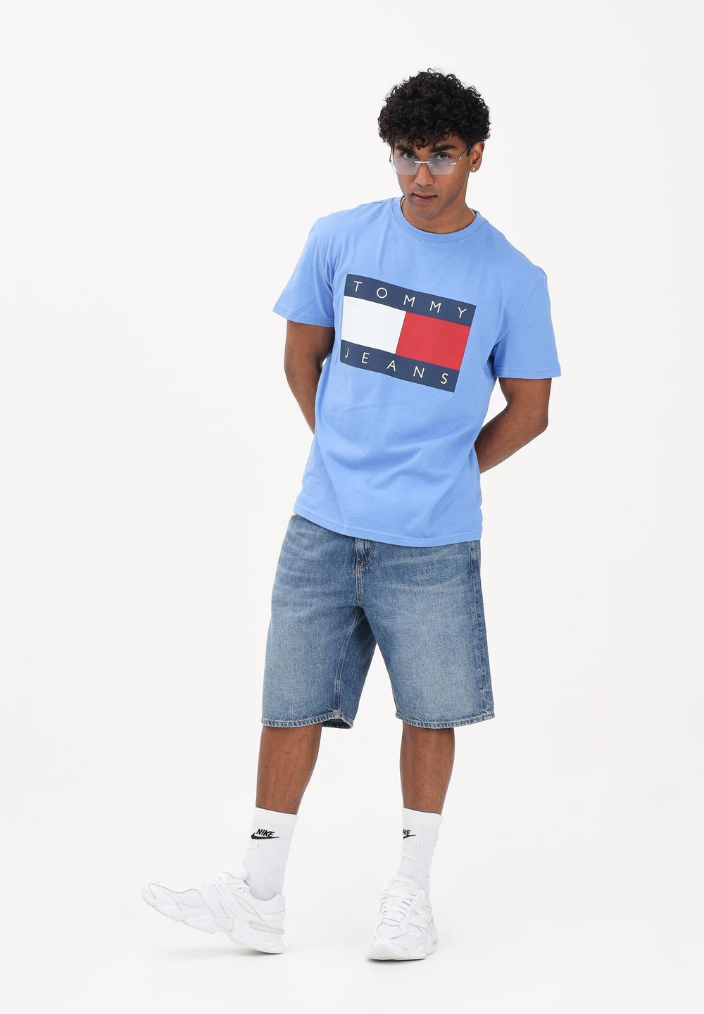 Шорты джинсовые мужские TOMMY JEANS OTIS SHORT RWB BJ805