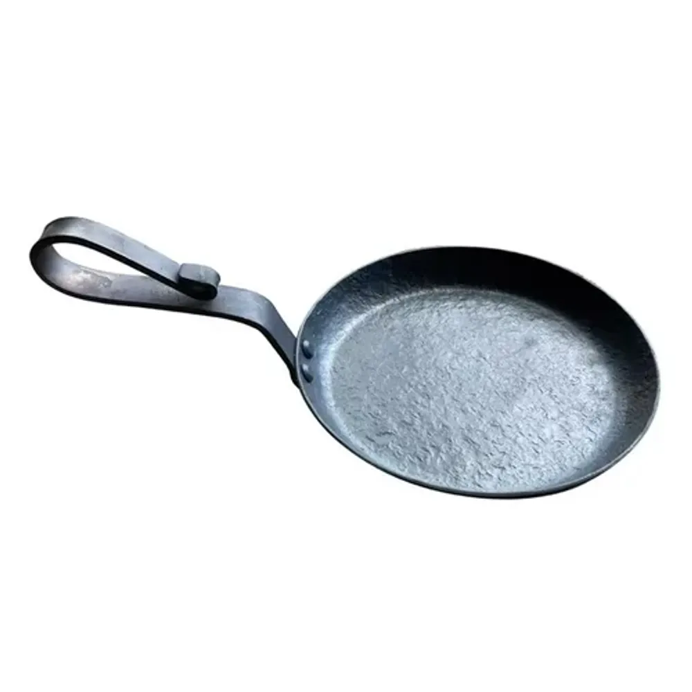 Сковорода для подачи 20 см h2,6 см круглая "Vintage Blued" углерод. сталь ИНДУКЦИЯ P.L.