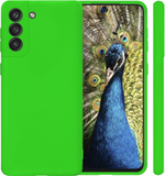 Мягкий Soft Touch чехол из силикона для SAMSUNG GALAXY S21 5G (не ULTRA / FE / PLUS!) с бархатной подкладкой