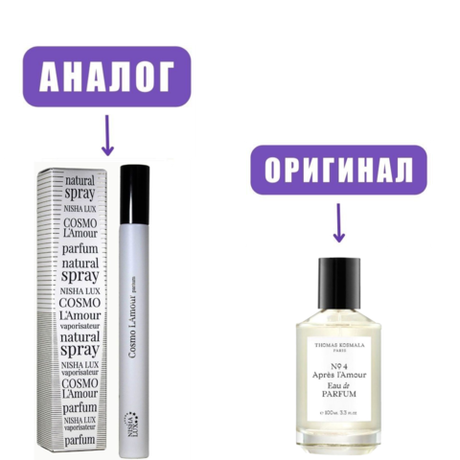 NISHA LUX 17ml COSMO L'AMOUR 17ml edP /NEO (версия THOMAS KOSMALA No 4 Apres L'Amour)