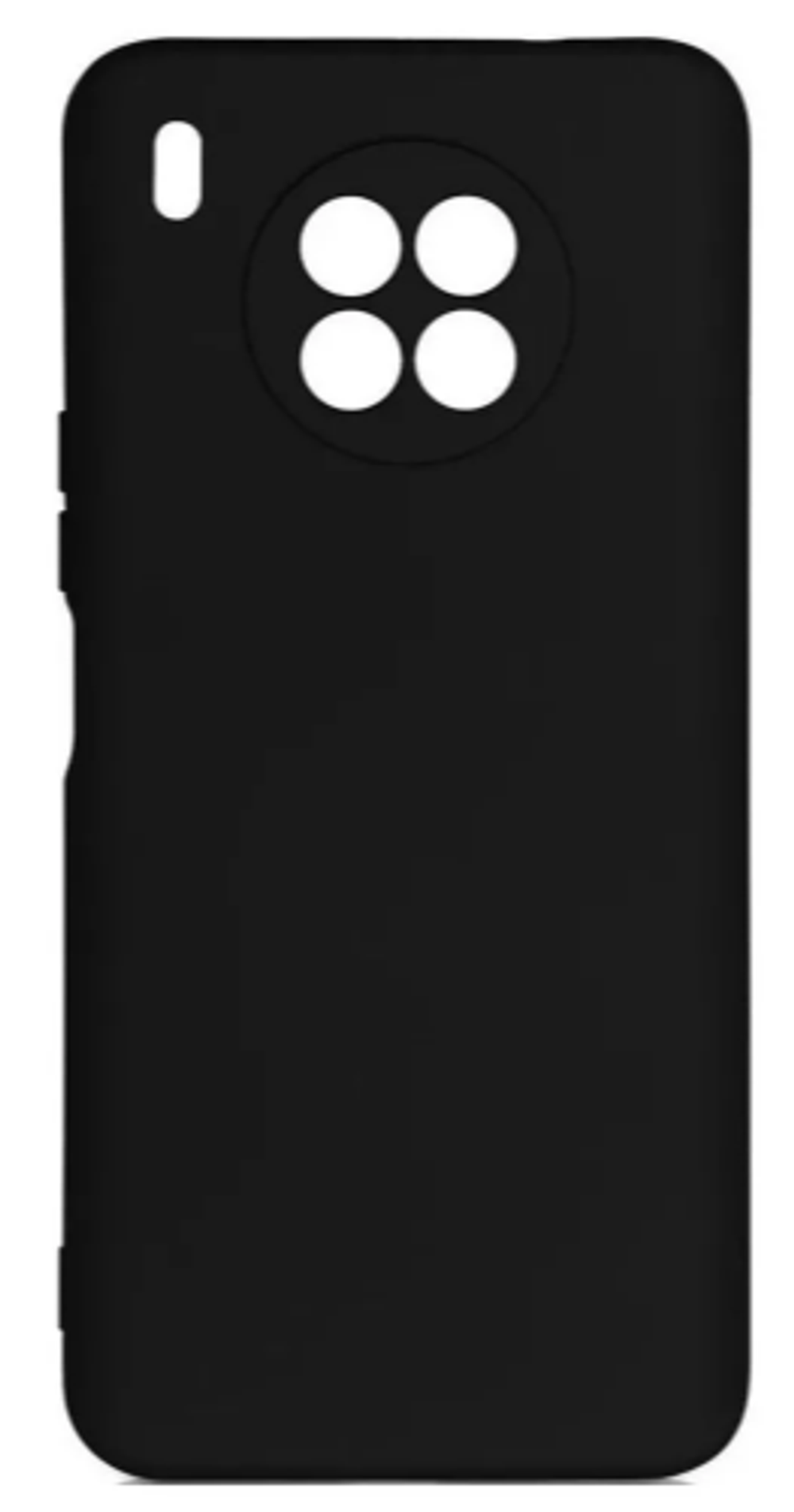Накладка для Huawei Honor 50 Lite/Nova 8i Silicone cover без логотипа чёрная