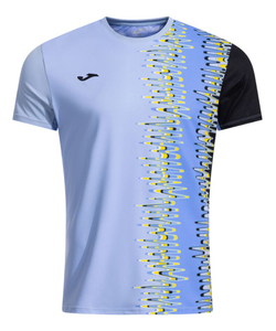 Мужская теннисная футболка Joma Smash Short-Sleeve — blue/black