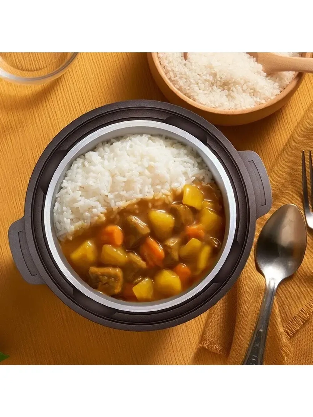 Саморазогревающаяся рис HotPot с говядиной и соусом Карри