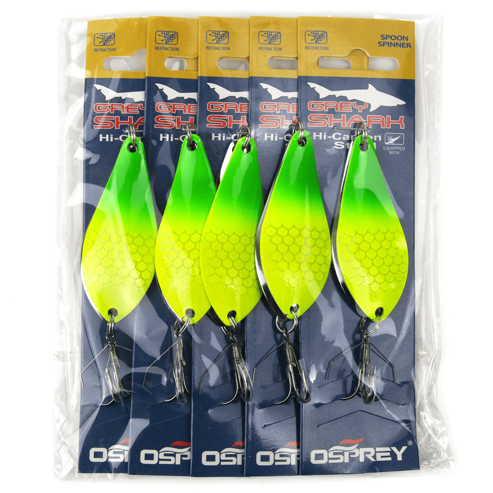 Блесна незацепляйка шумовая Osprey Grey Shark SDP12 (23гр, 5шт/уп)