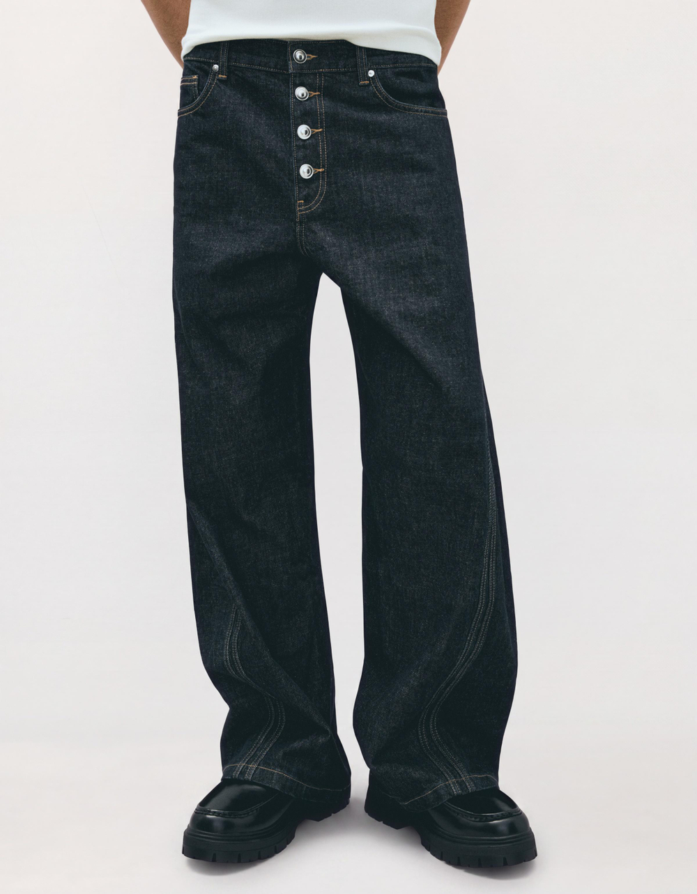 Мужские джинсы bootcut - BERSHKA
