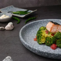 Тарелка с бортом d 23,3 см h3,1 см Stone Untouched Taiga P.L. Proff Cuisine [1]
