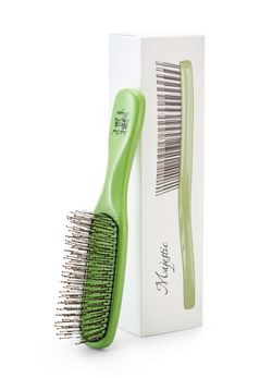 Расческа Majestic Scalp Brush лайм