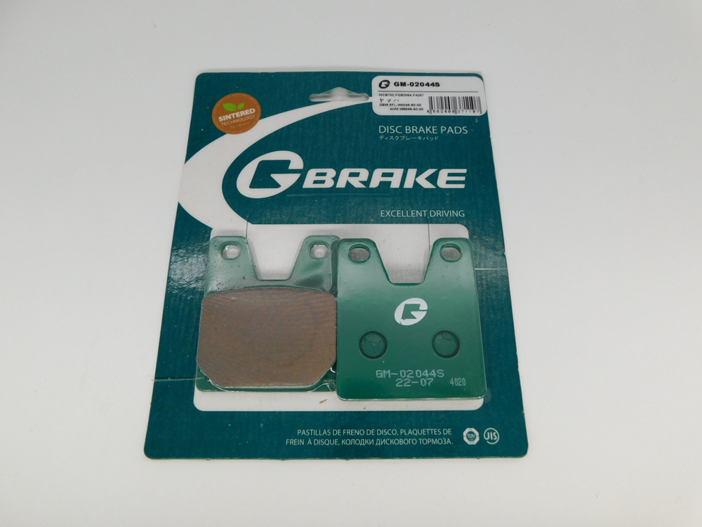 Колодки тормозные GM-02044S G-brake (MCB702, FDB2084, FA267)