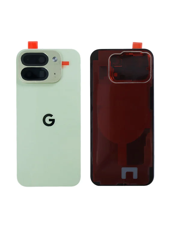 Задняя крышка для Google Pixel 10 Pro Fold, Зеленая (Jade) со стеклом камеры