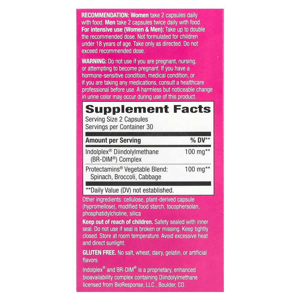 Nature's Way, DIM-Plus™, добавка с дииндолилметаном, 60 веганских капсул