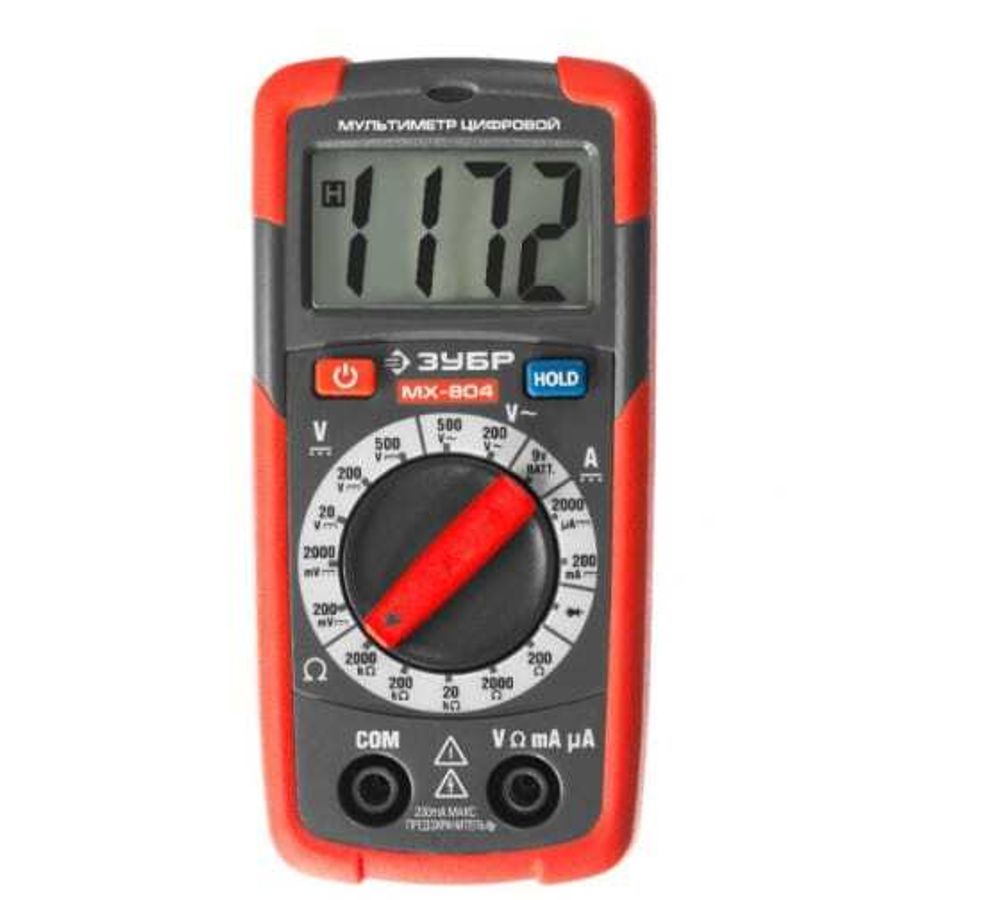 Мультиметр ЗУБР цифровой портативный MX-804