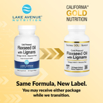 California Gold Nutrition, льняное масло холодного отжима с лигнанами, 120 вегетарианских капсул (1 г в 1 капсуле)