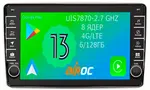 Магнитола для Volkswagen Touareg 2002-2010 (рамка-накладка) - Airoc AB-3703B (кнопки и крутилки), Android 13, Быстрая, SIM-слот, CarPlay