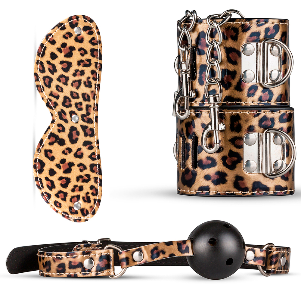 Набор постельных удовольствий Secret Pleasure Chest леопард