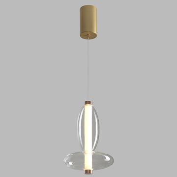 Подвесной светильник LED 7W 3000К Quasar SP7W Led Transparent прозрачный Crystal Lux