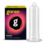 Презервативы GANZO EXTASE, точечно-ребристые, 30 шт