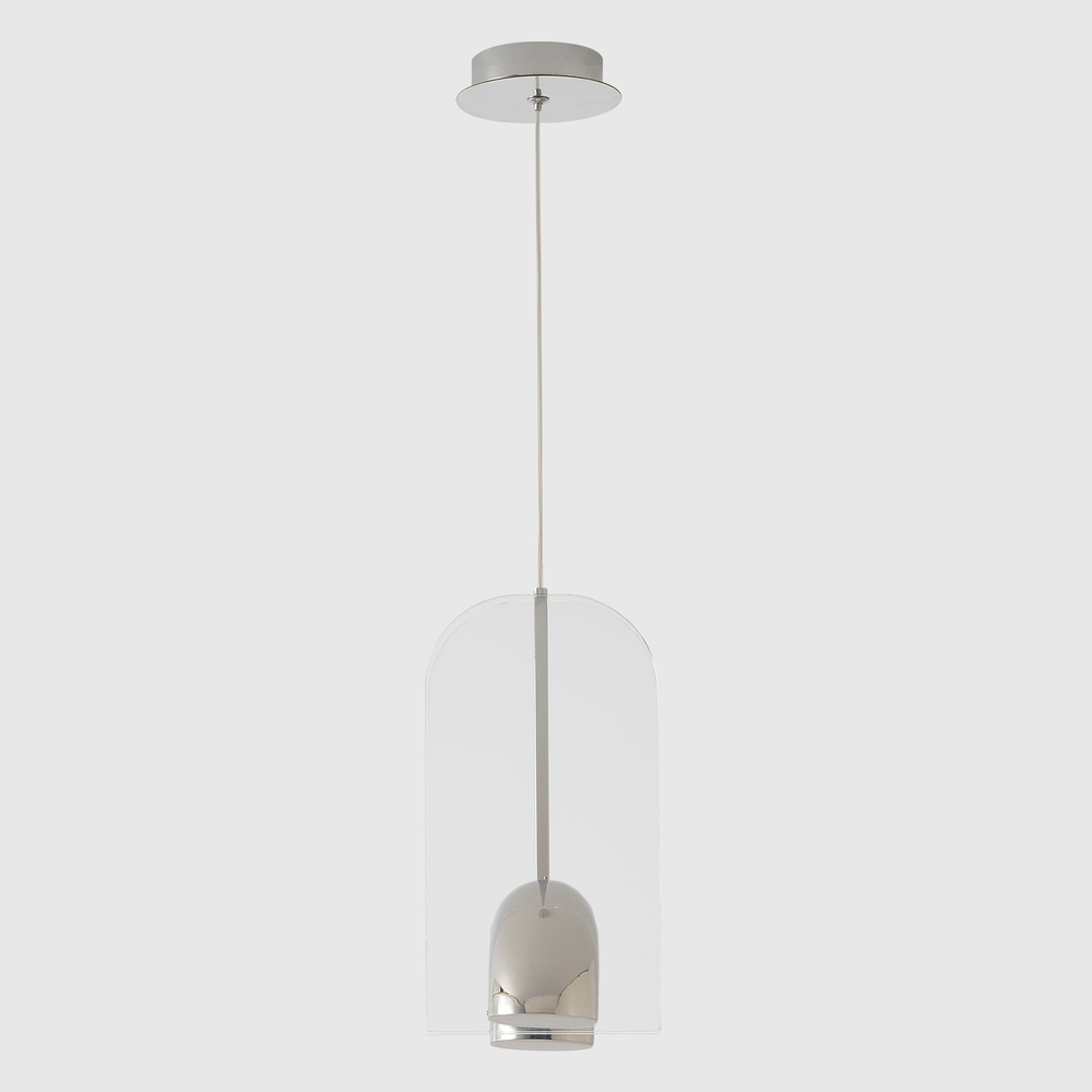Подвесной светодиодный светильник Crystal Lux ELEMENT SP12W LED CHROME