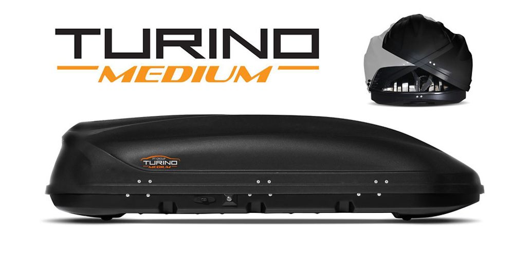 Turino Medium (460 л) 191х79х46 чёрный с двусторонним открыванием Turino Medium (460 л) 191х79х46 чёрный с двусторонним открыванием