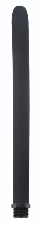 Черная насадка для анального душа Silicone Douche Tube - 24,5 см. (Цвет: черный)