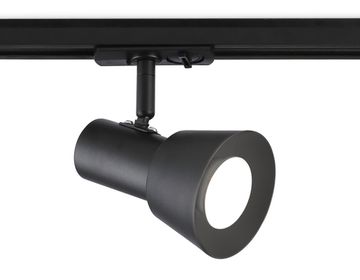Трековый однофазный светильник со сменной лампой 1*GU10 GL5151 BK чёрный Track System Ambrella