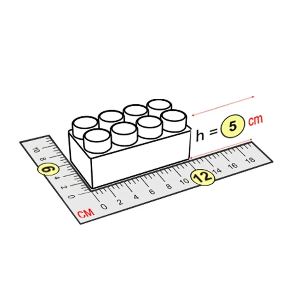 Элемент 12x6x5 см для конструктора 5"