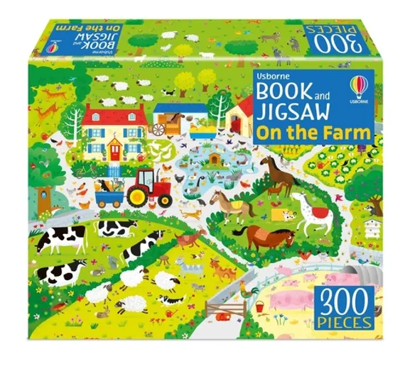 Book and Jigsaw On the Farm