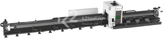 Лазерный труборез с тремя патронами HGTECH TP12036M