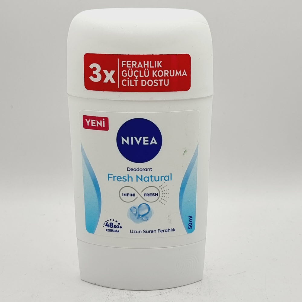 NIVEA  дезодорант стик женский  Fresh Natural  50 мл (Германия)
