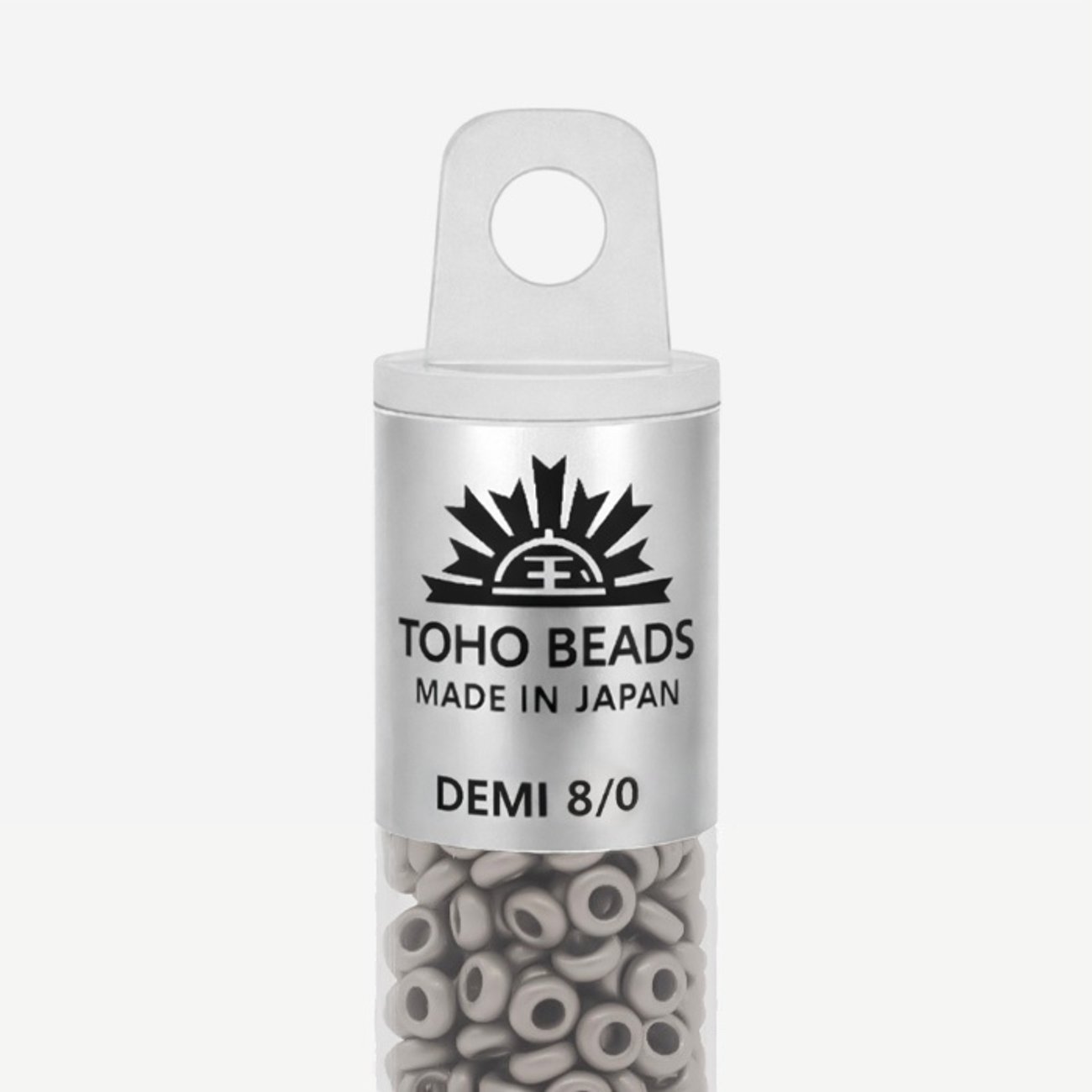Японский бисер TOHO Demi 8/0 (№566), металлизированный, непрозрачный матовый