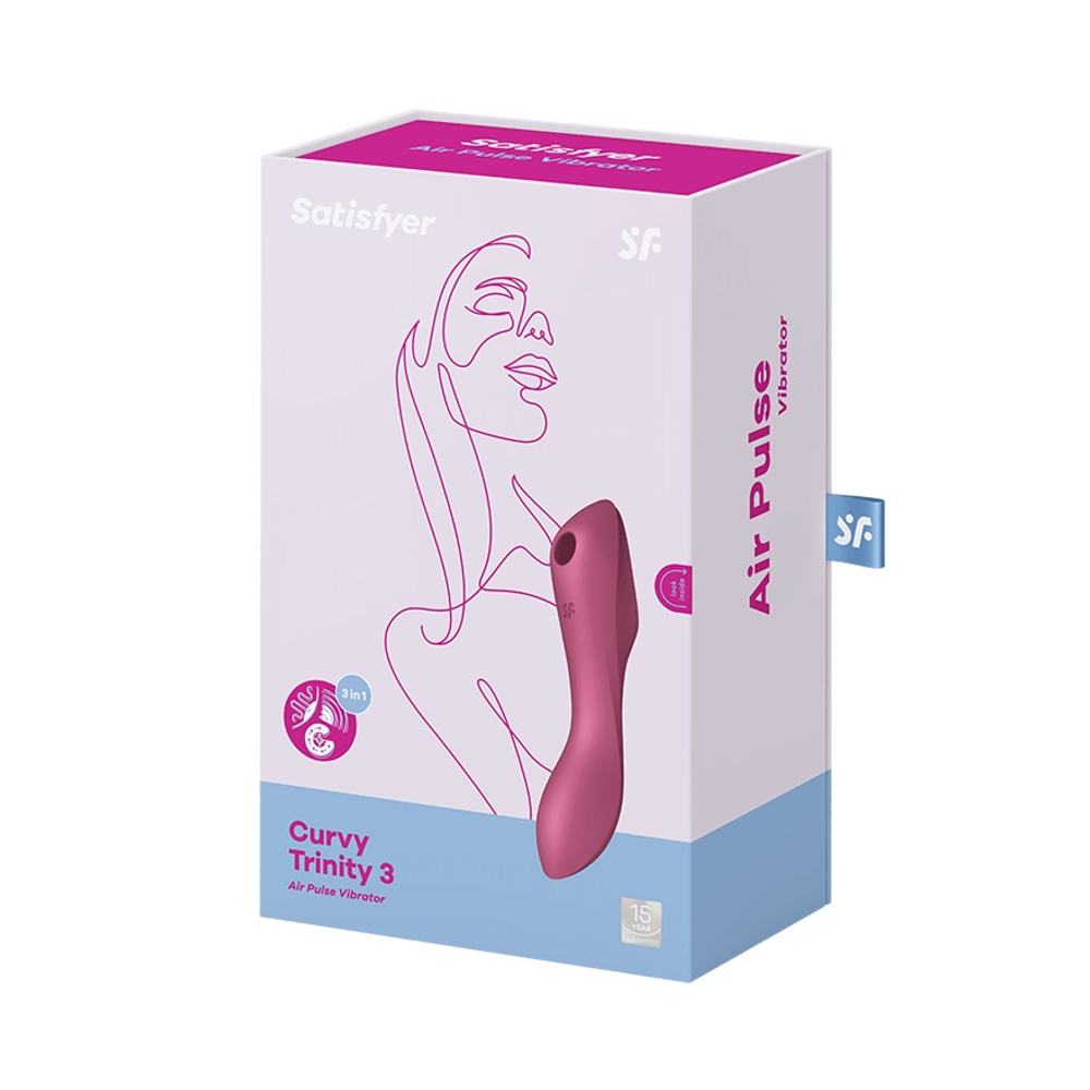 Satisfyer Curvy Trinity 3 Вибратор 3в1 с вакуумно-волновой стимуляцией