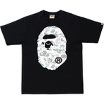 A Bathing Ape Space Camo Big Ape Head Tee черный
