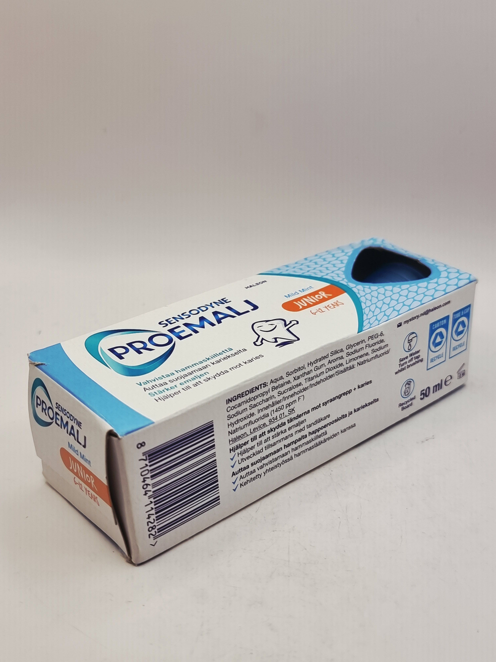 Sensodyne детская зубная паста Proemalj/Pronamel 6-12 лет 50 мл (из Финляндии)