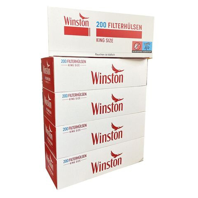 Гильзы для сигарет "Winston" Classic 15mm Filter 5х200шт (Комплект)