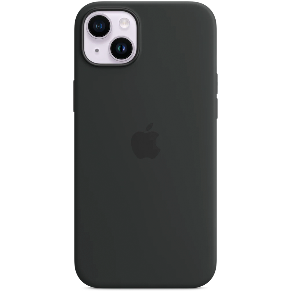 Силиконовый чехол с поддержкой MagSafe Apple Silicone Case для iPhone 14 Plus, Midnight (Темная ночь)