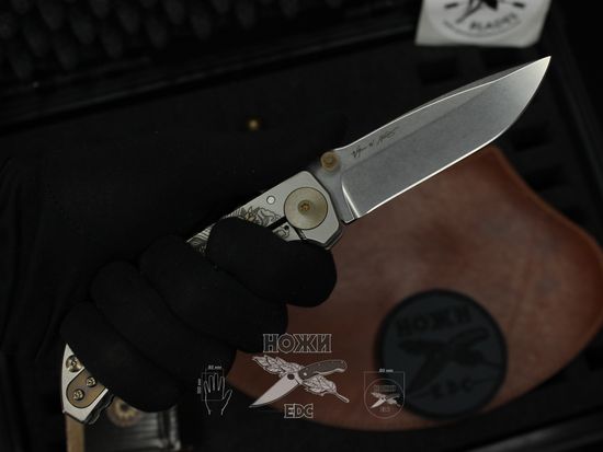 Складной нож Spartan Blades Hersey Folder "KOI"  SB/SF5KOI c клинком из стали CPM-S45VN, рукоять титан