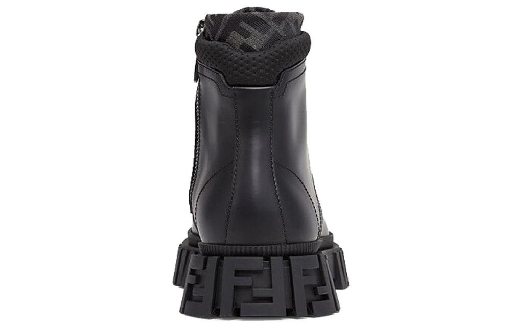 FENDI Force Lace-Up Ankle Boots