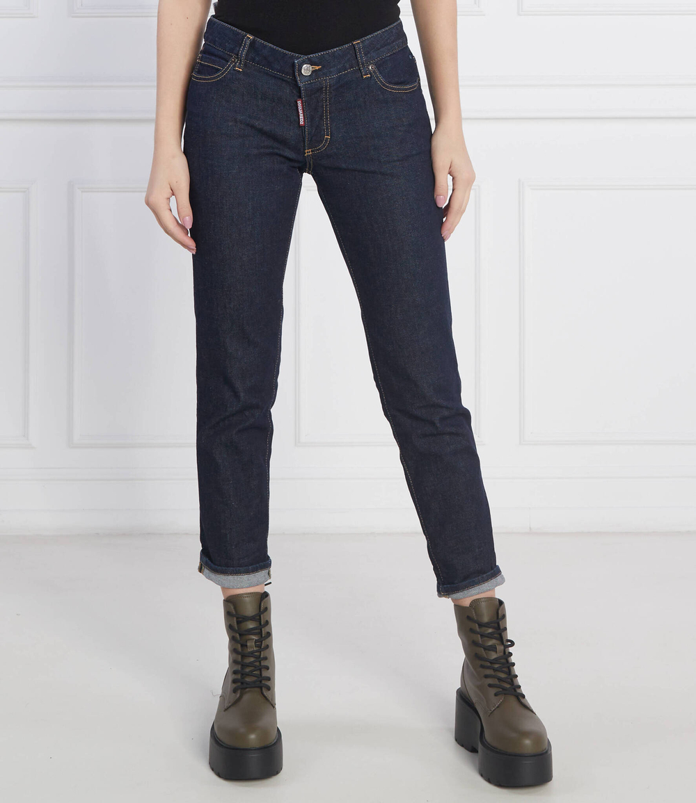 джинсы b-icon jennifer crop Dsquared2 - темно-синий(S80LA0042 S30595)