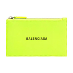 Balenciaga Cash Long Cow Leather Coin Purse, Card Holder Large Men"s Yellow