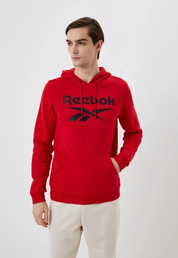 Толстовка мужская REEBOK IDENTITY BIG LOGO FLEECE HOODIE