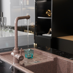 Смеситель для кухни 35к MIXLINE МЛ-ГС13 (ML-GS13) (307) терракотовый с вых. для питьевого фильтра