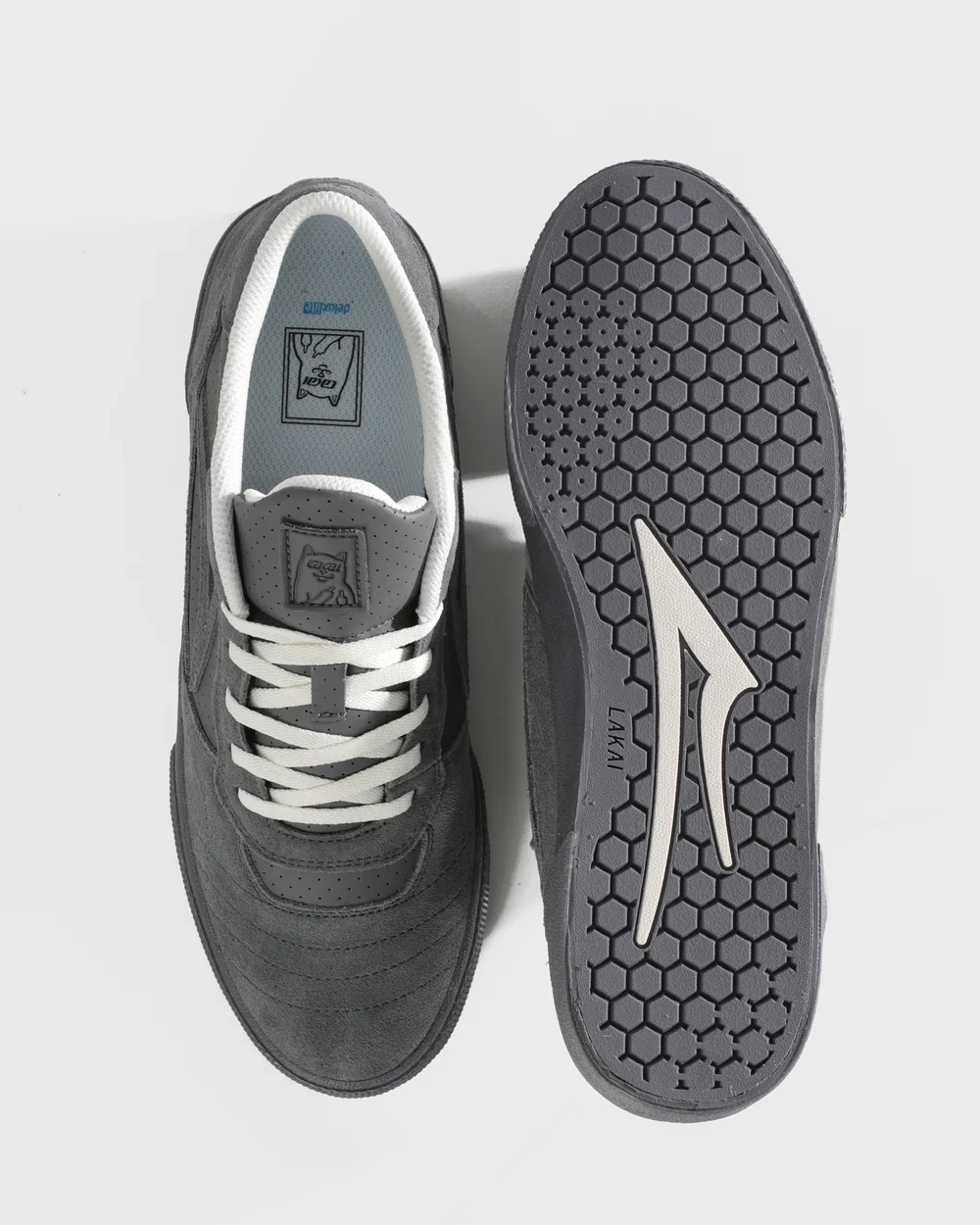 Кеды Lakai x RIPNDIP Cambridge: Grey Suede (Q1-26)