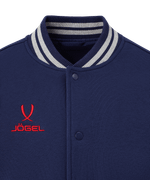 Бомбер ESSENTIAL Fleece Bomber, темно-синий/серый меланж
