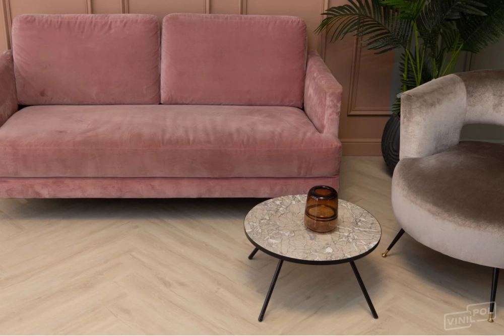 Кварц-винил Клеевой LVT Vinilam VinilPol Herringbone Glue LVT 2,5 мм Паркет Руссо 2.787 м2