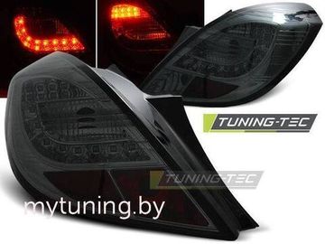 Задние фонари Opel Corsa D smoke led